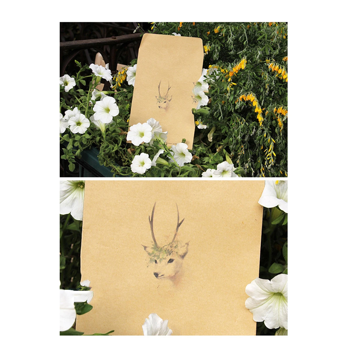

10 Pcs Vintage Kraft Paper Envelope Colored Envolopes Storage Mini Envelopes Photo