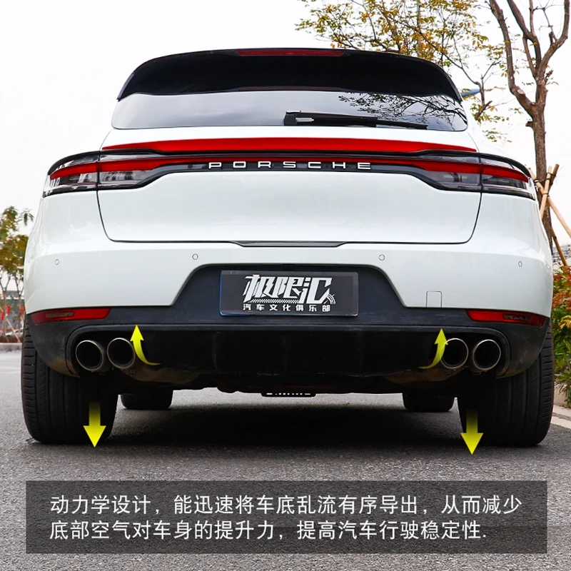 

Декоративные элементы из настоящего карбона для задних фонарей Porsche Macan GTS и Macan Turbo, 2018-2020 гг.