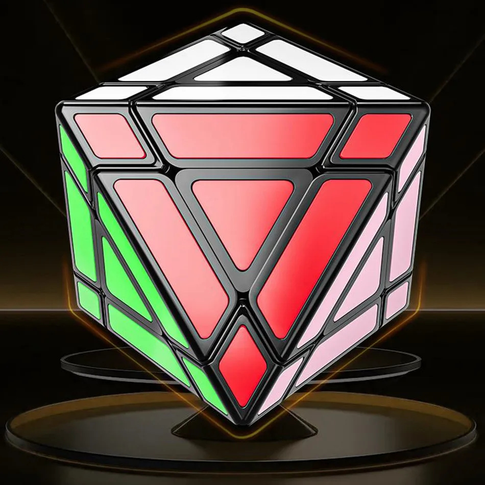 Fanxin Cubo Magico Terzo Ordinato Ottaedro/Tresmo Ordine Prisma Esagonale Velocità Puzzle Cubo Magico Giocattoli Educativi Per I Bambini