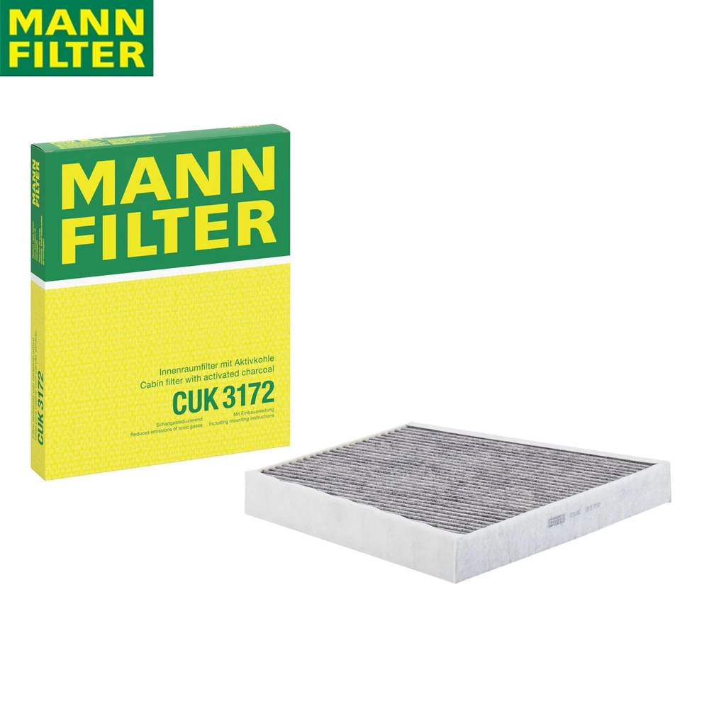 

MANN FILTER CUK3172 Activated Carbon Air Filter For CLAAS KRAMER MERCEDES-BENZ Low Wind Resistance High Permeability 1304 585.0