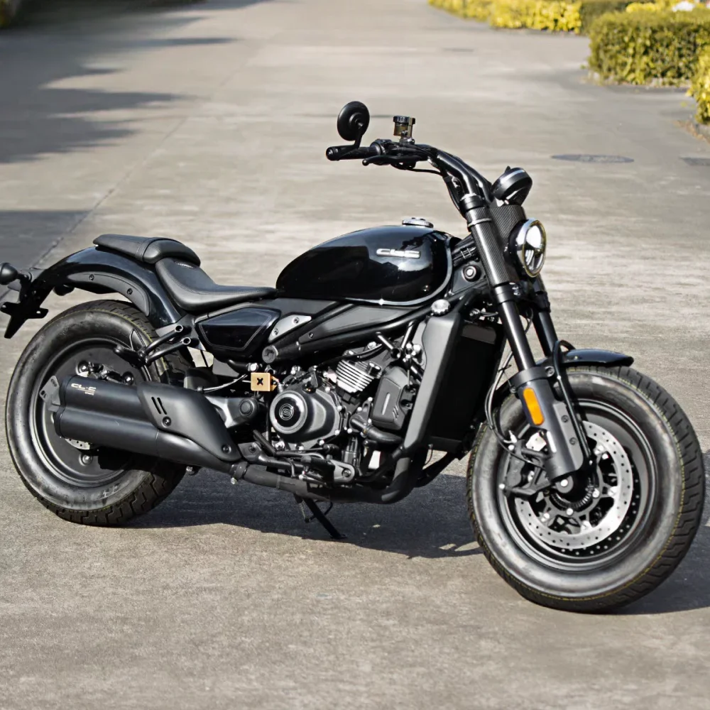 Cfmoto 450Clc Zmodyfikowana osłona reflektora, przednia osłona dekoracyjna, panel z pełnego włókna węglowego, panel przyrządów, okrągły kierunkowskaz