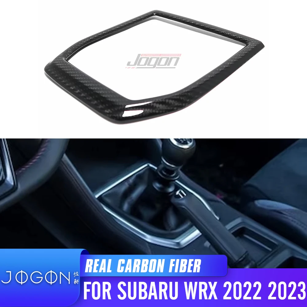 

Carbon Car Interior Center Console Gear Shift Panel Cover Trim Accessories For Subaru WRX 2022 20223 2024 MT-Manual Transmission
