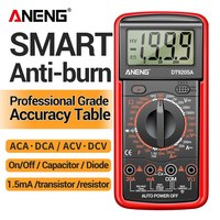 ANENG DT9205A-12 1999 Counts Digital Multimeter AC/DC Voltage Current Tester Electrical Test Meter Profesional Analog Multimetro