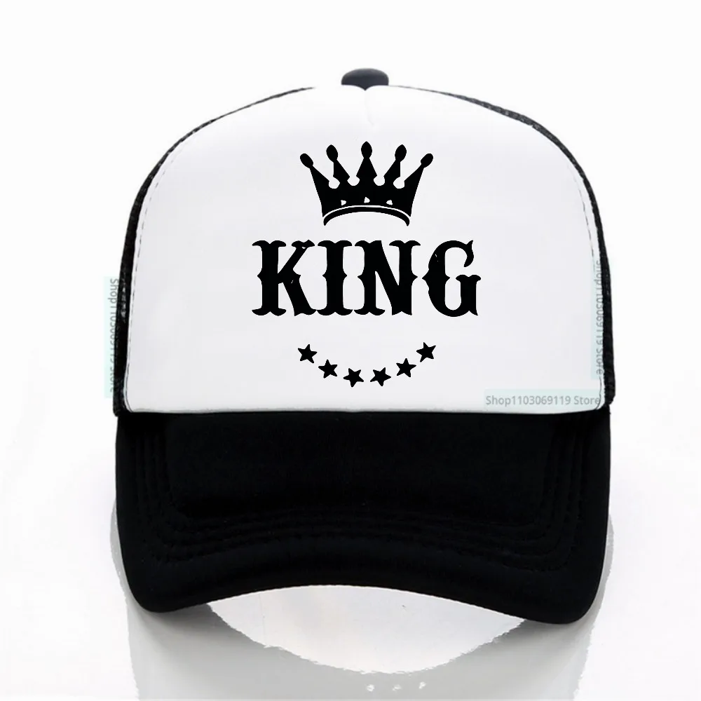

KING Crown Men's Trendy Baseball Hat Hip Hop Hat Women's Outing Leisure Hat mesh breathable trucker caps