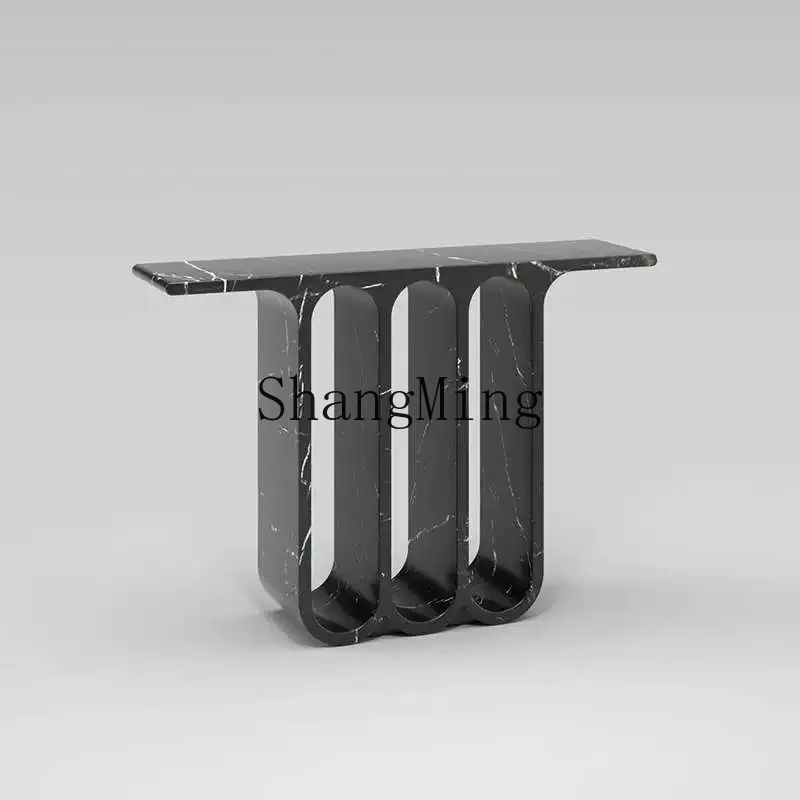 

FG FRP Entrance Platform Corridor Aisle Ornament Sales Department Living Room Imitation Marble Pattern Long Table