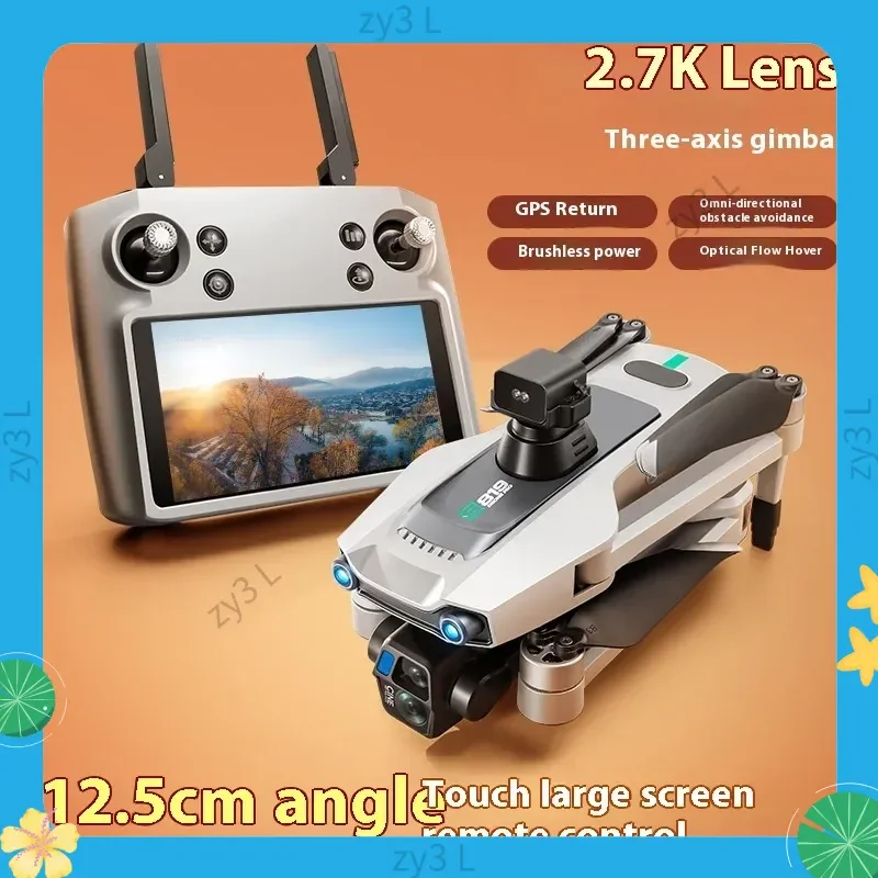 

Новый квадрокоптер с дистанционным управлением S819, трехосный карданный подвес, бесщеточный двигатель, GPS, интеллектуальный дрон Fpv для предотвращения препятствий