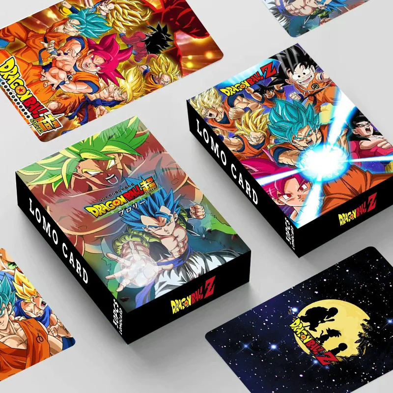 

30 шт. открытка Dragon Ball Z Super Lomo с персонажем мультфильма Goku Vegeta Broly, коллекционная карта в подарок для фанатов.