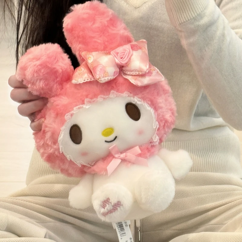 Sanrio Rose Strik Melody Hellokitty Romantische en mooie cartoon schattige poppen knuffels voor Valentijnsdag en nieuwjaarscadeaus