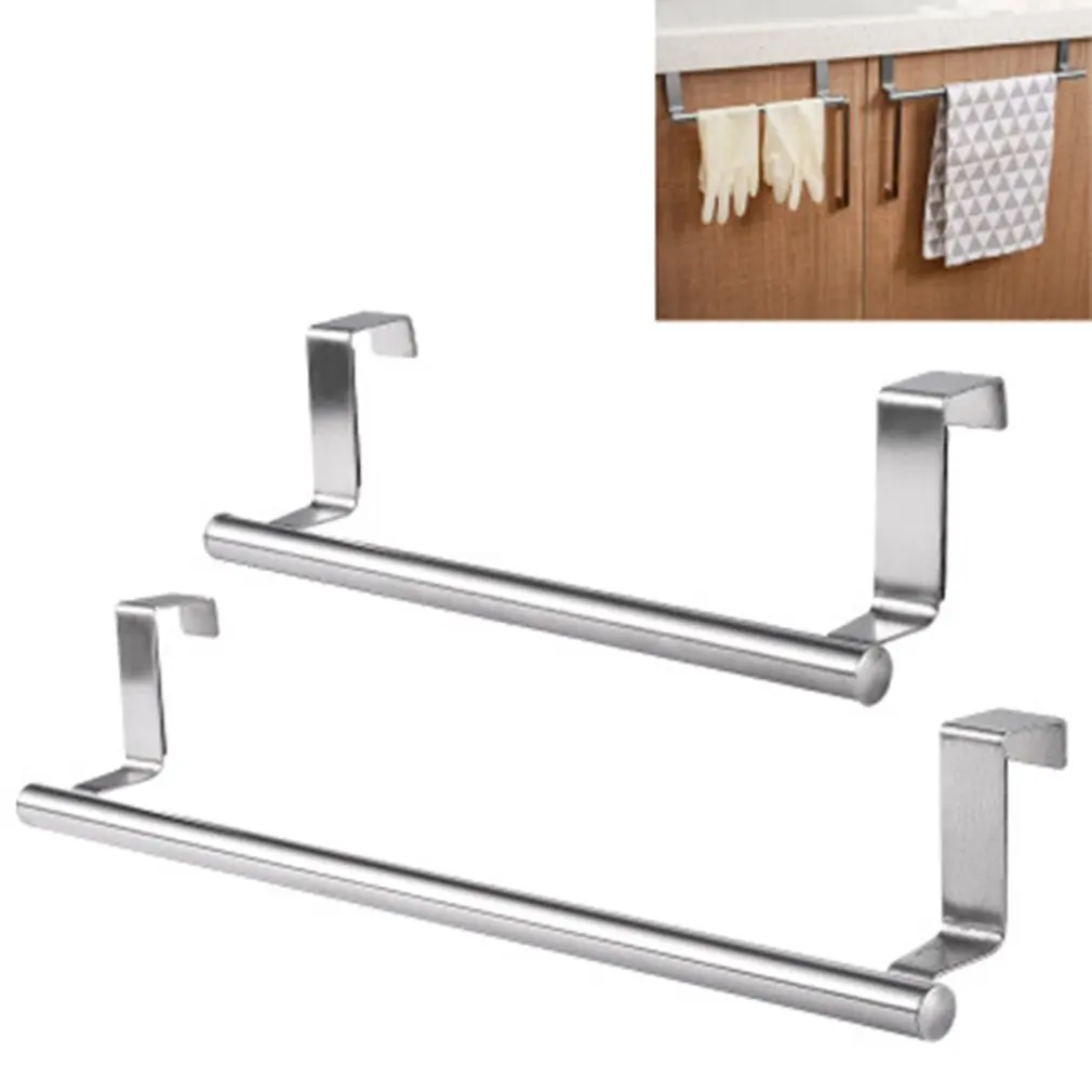 Towel Rail Bar Rack Stainless Non-Perforated Towel Hanging Rod Bathroom Accessories Holder Bathroom Hardware Set