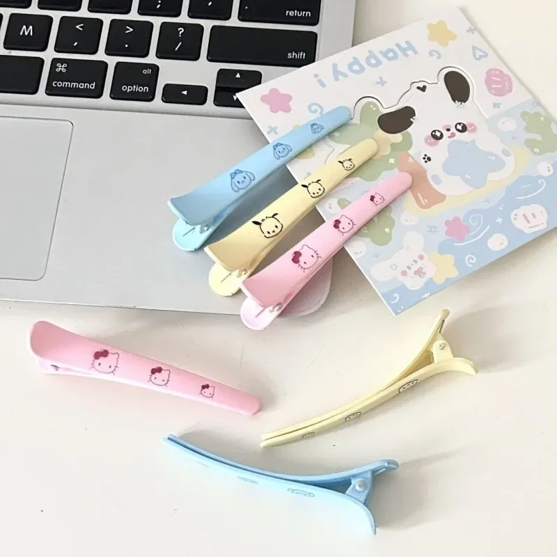 2 Hello Kitty cartoon hairpins Cute duck Beak clip Girl headwear Student headwear accessories gift