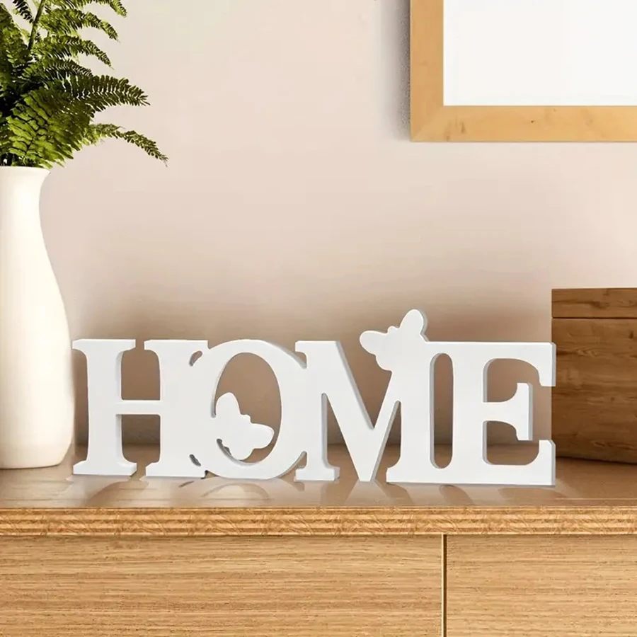 زخرفة سطح المكتب المنزلية ذات الطراز البسيط الحديث على شكل فراشة بيضاء لغرفة النوم وغرفة المعيشة والمدخل وديكور طاولة القهوة