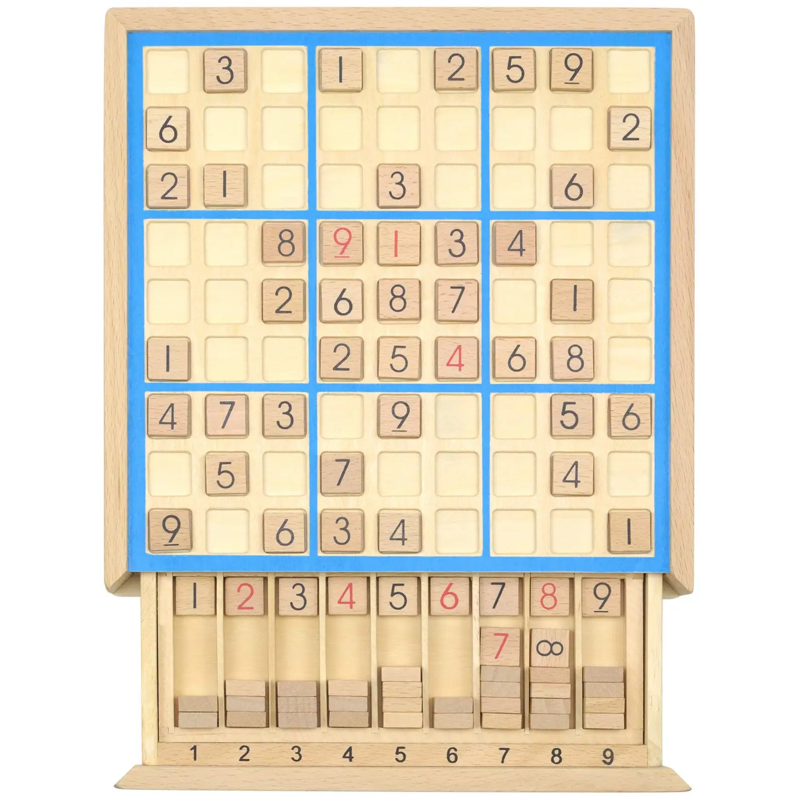 Sudoku Brain Teaser-Puzzlespiel, mehrstufiges Logiktraining, 4-6-9-Gitter-Schachbrettspielzeug für Erwachsene und Kinder