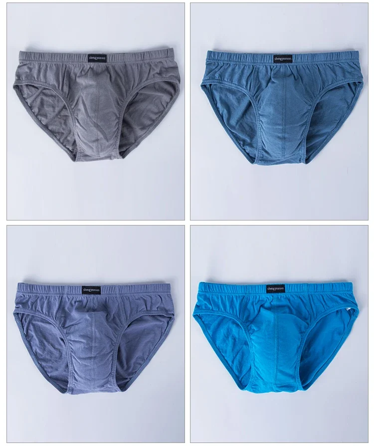 Baumwollunterhosen für Herren, Slips, Herrenunterwäsche, Höschen, Shorts, sexy Unterwäsche in den Größen XL bis 6XL, 2/3/4/5 Stück/Lot – Detail 11