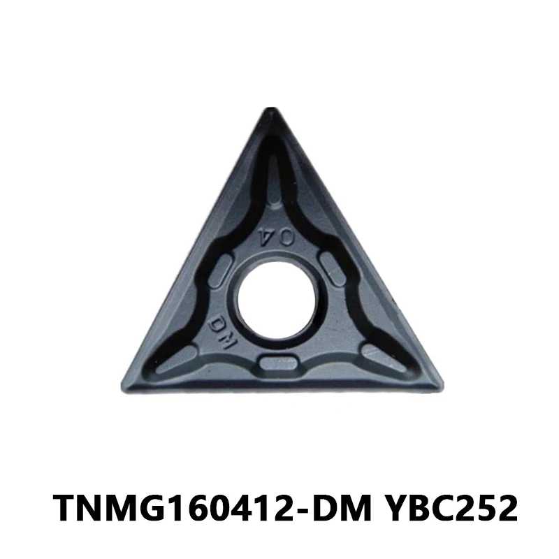 

100% Original TNMG TNMG160412 Turning Inserts for Steel Processing TNMG160412-DM YBC252 CNC External Turning Lathe Cutting Tool