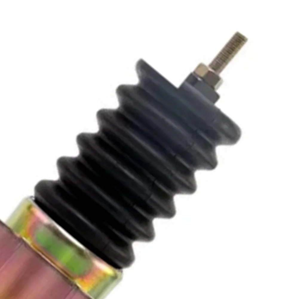 12V Solenoid Valve P613 A52V12 for Diesel Engine Fire Stop Applications Fuel Shut Off Switch for Generator Systems