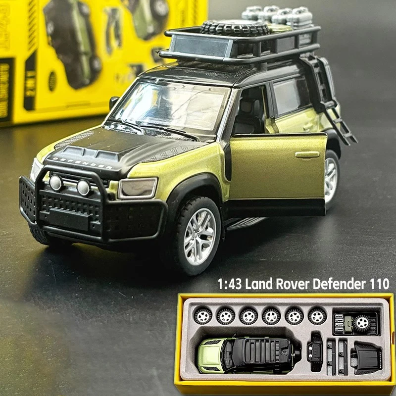 CCA 1:43 Land Rover Defender 110 Alloy Model Car Diecast Metal