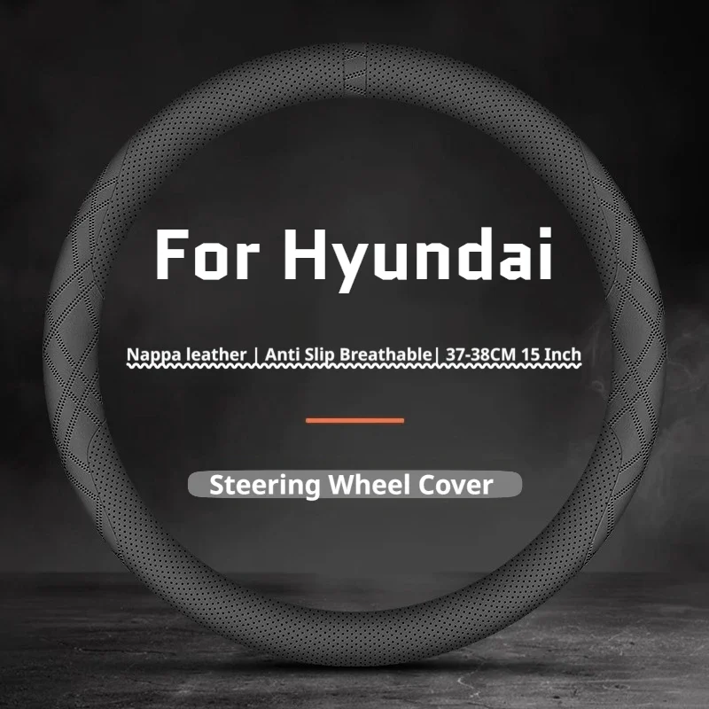 For3Hyundai3Tucson3Santa3Fe398563ona3Elantra3Sonata3Palisade3Car3Steering3Wheel3Cover3Non-Slip337-38cm3Car3Interior3Accessories
