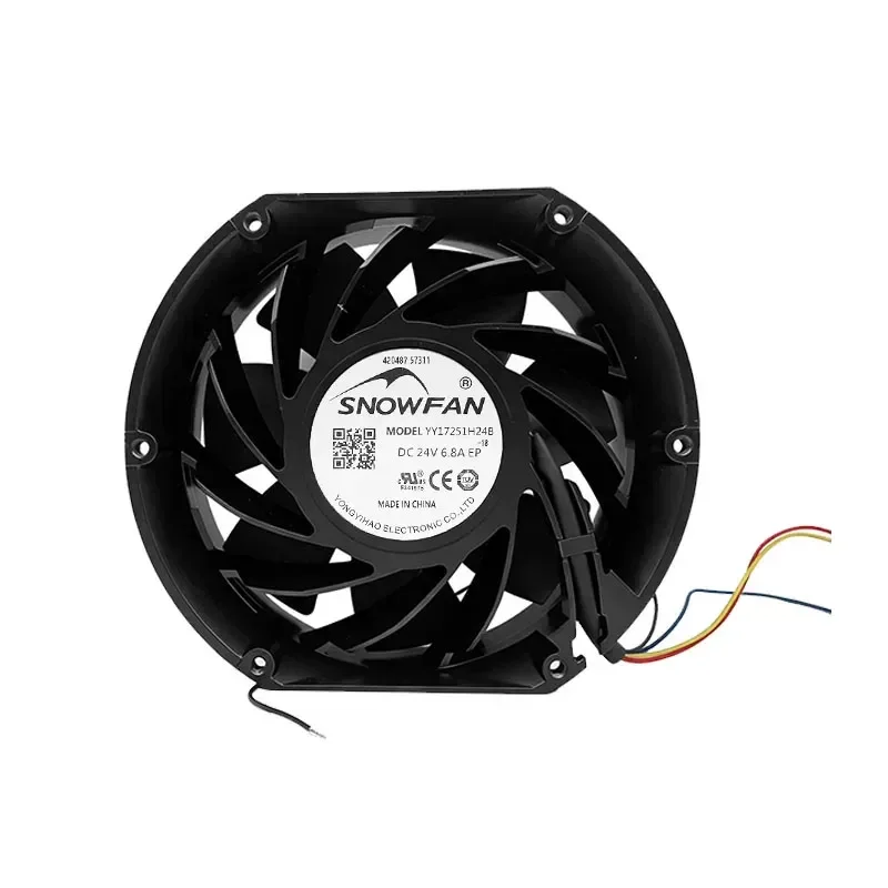 For New SNOWFAN YY17251H24B 24V 6.8A 17251 Violent Large Air Volume Cooling Fan