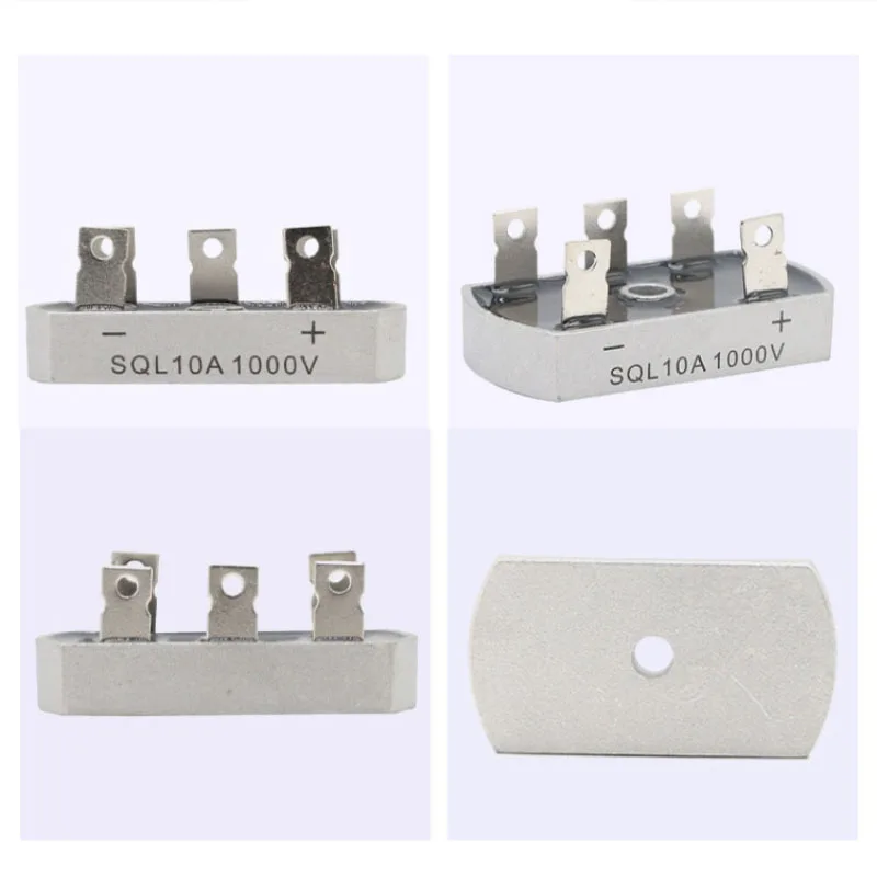 MZMW Three Phase Rectifier Bridge Diode Module Aluminum Metal Case 10A 20A 25A 35A 50A 1000V SQL5010 SQL2010 SQL3510 SQL-1010