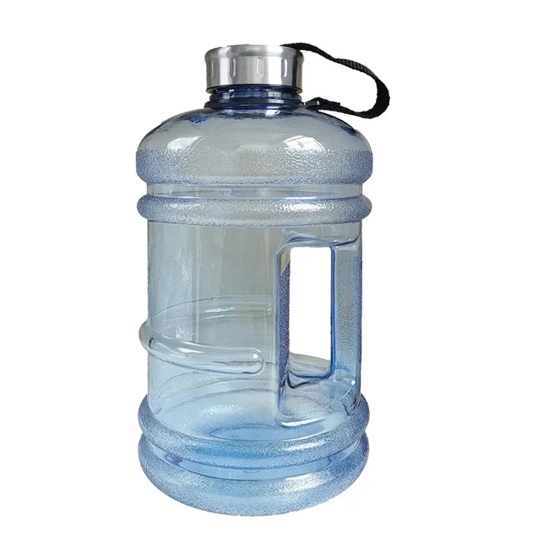 Botella de agua portátil de gran capacidad para hombre, vaso de Ciclismo de gimnasio, Material PP, báscula precisa, Fitness deportivo, 2,2 L