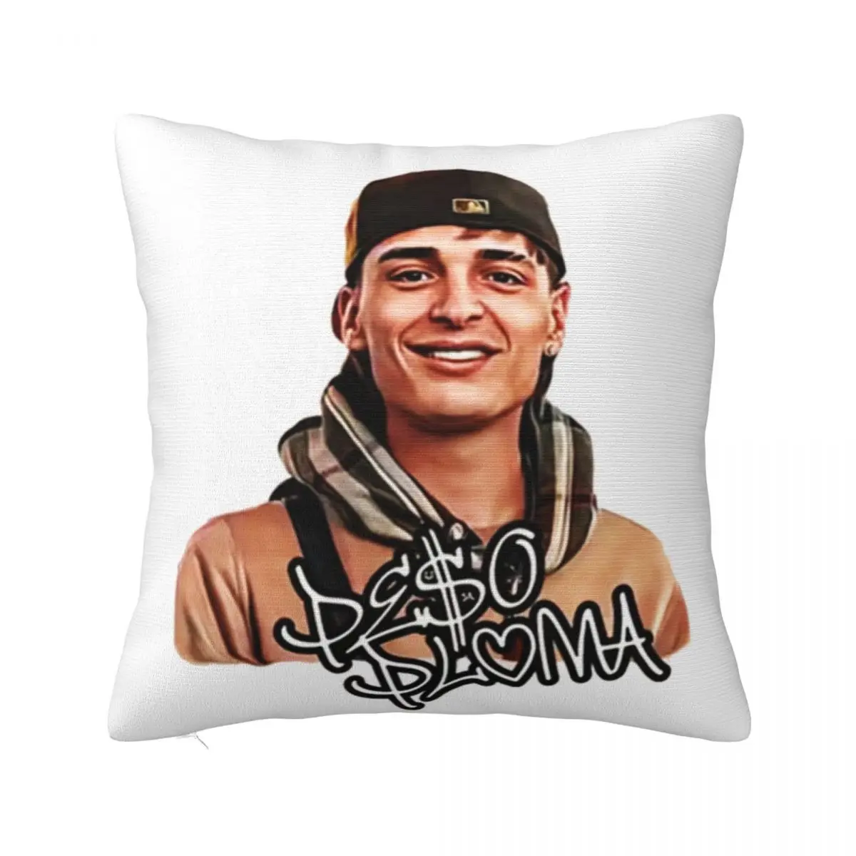 Peso Pluma Pillow Cover Handsome Rapper Soft Pillow Case Cushion Cover Kawaii Custom Pillowcases For Wedding Party Home Decor