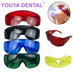 Gafas de seguridad para blanqueamiento Dental, lentes de protección para los ojos, a prueba de polvo, para dentistas y pacientes, 1 piezas