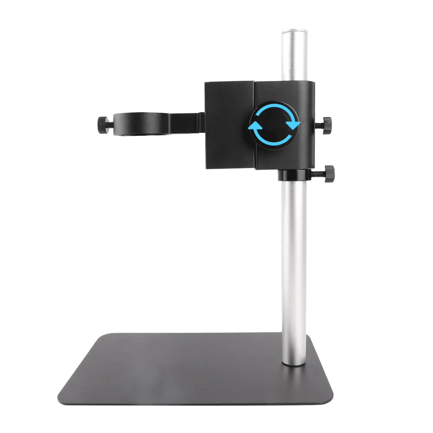 YIZHAN 29CM Microscope Focusing Bracket Aluminum Alloy Adjustable Focusing Holder Table Stand 40mm 50mm For Digital Camera Lens