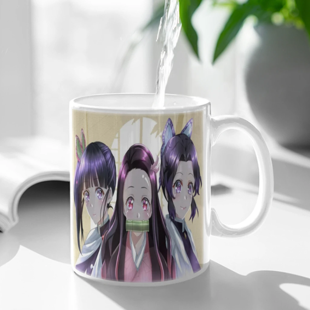 Ghost Killing Blade Tanjiro 11oz Ceramic Mug Perfect for Coffee Tea Double Sided Design for Unique Gift Idea