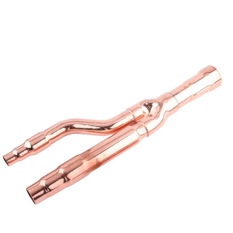 For air conditioner branch split pipes, welded copper pipe fittings