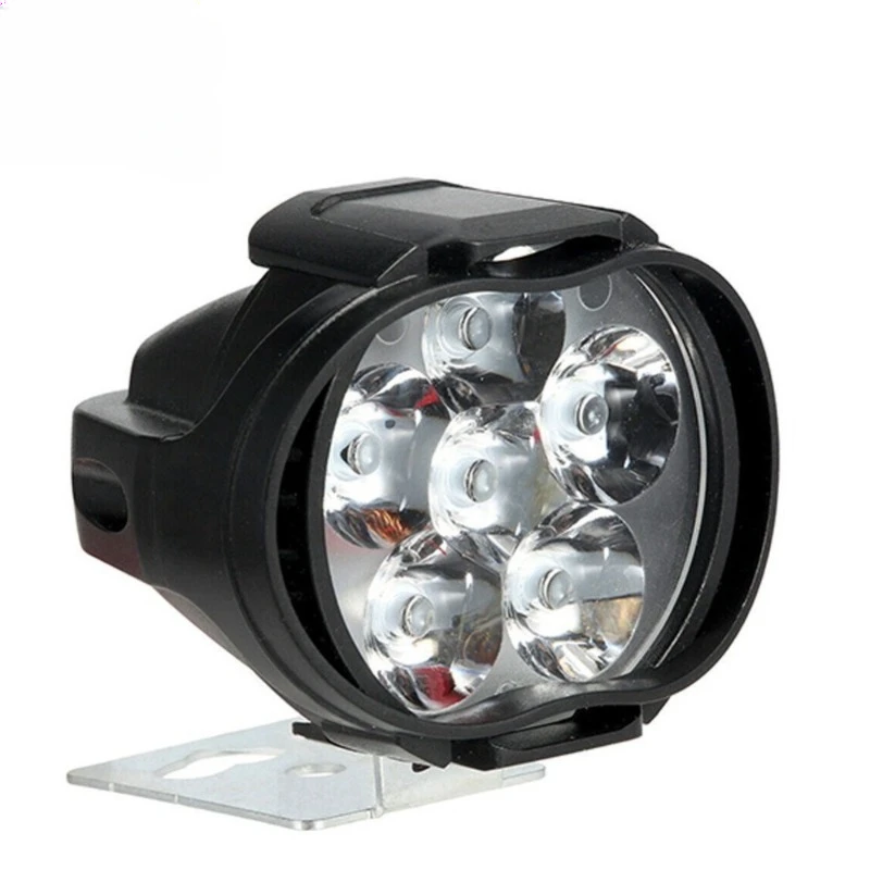 Electric Vehicles 6LED Spotlights External Motorcycle Headlights Car Auxiliary LED Headlights Fog Lights General Purpose