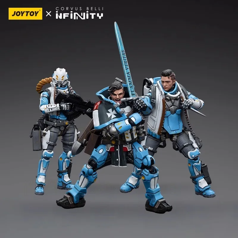 In Stock JOYTOY&INFINITY Pan Ocean League Trio 1:18 Action Figures Gift Collection