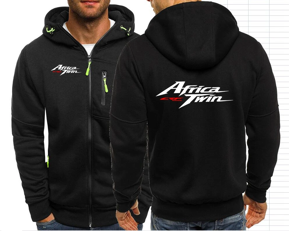 Africa Twin Crf 1000 L Crf1000 Men Jackets Mens Outerwear Hoodies Coats Motorcycle Hondaes F1 Zipper Sweatshirts Male Jacket 092