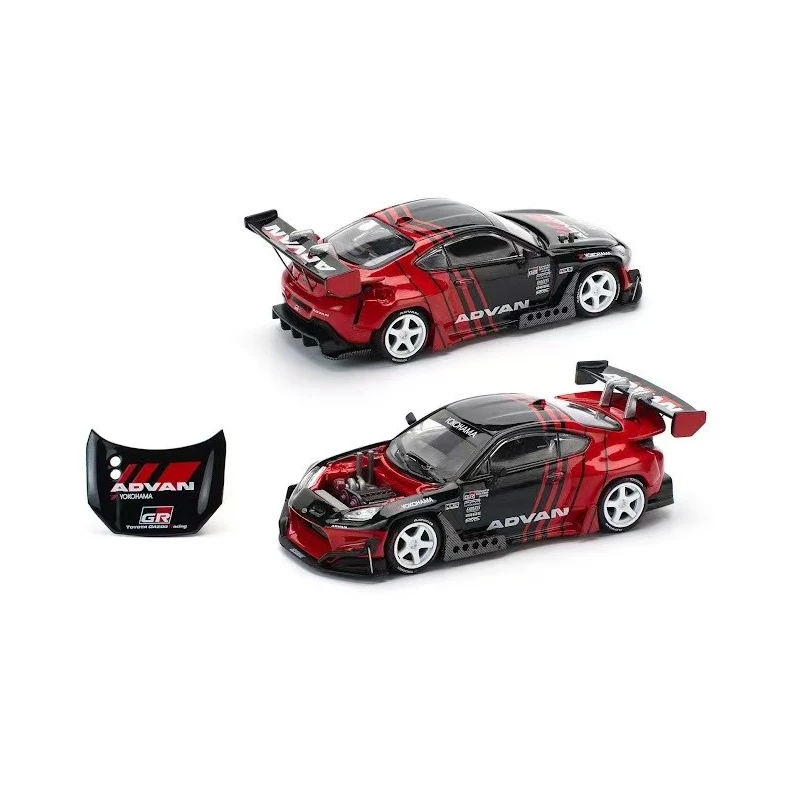 POP RACE 1:64 PANDEM GR86 ADVAN Alloy Car Model