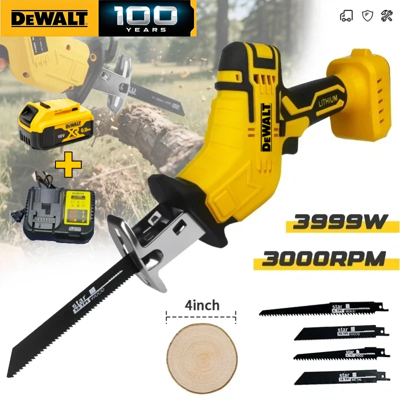 

Электрический аккумуляторный электроинструмент DEWALT, сабельная пила, многофункциональная пила для резки металлических садовых деревьев для батареи Dewalt