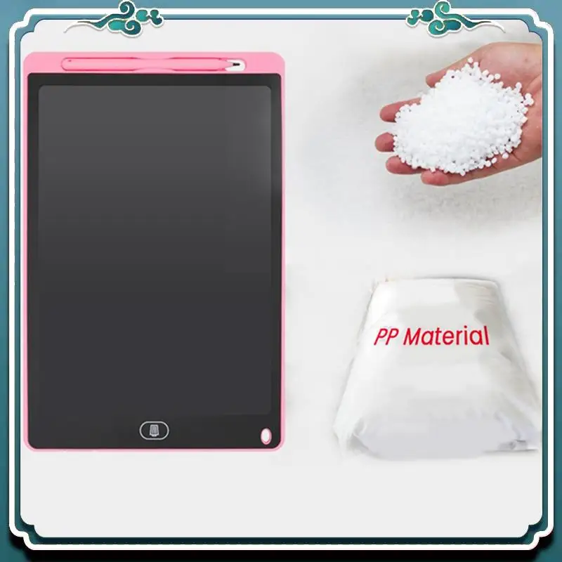 12 Inch K Model Lcd Handwriting Board Color Drawing Doodle Eye Protection Writing Board Color Screen,Light Pink Easy To Use