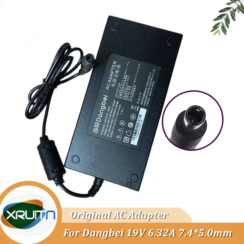 Original for Dangbei F1 Projector Power Supply Charger HDZ1201-3C 19V 6.32A 7.4*5.0mm 120W AC Adapter Genuine