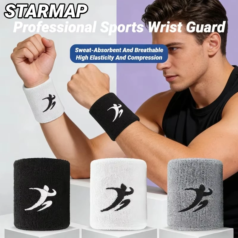 Fashion Sports Wristbands For Men And Women Running Basketball Fitness Tennis Badminton Towels Breathable Sweat Absorbing
