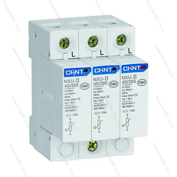 Surge Protector Kunlun Series NXU-II 4P40 60KA Lightning Arrester Three-phase