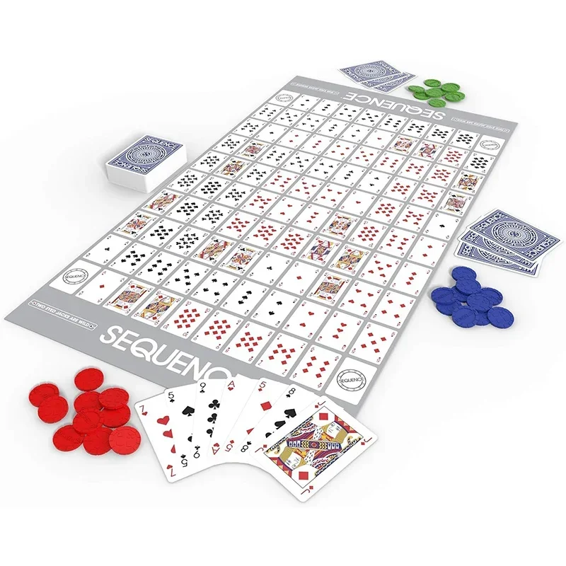 Mejore su poder cerebral durante se divertir con el juego de fiesta Sequence Luxury Edition: perfecto para el tiempo familiar y los reuniones
