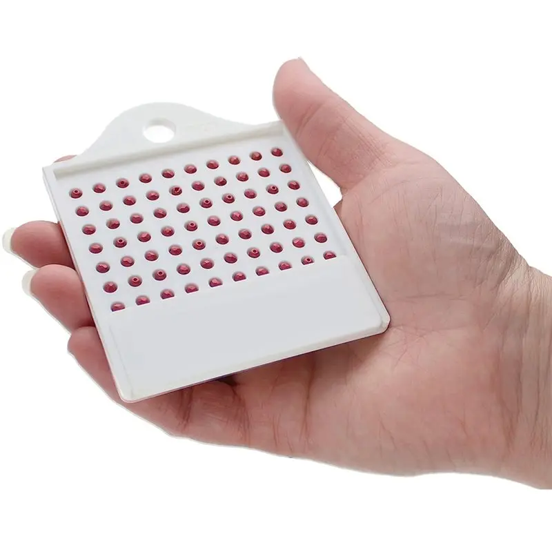 A95D-Bead Counting Tool Tray 3/4//8Mm Holder Jewelry Making Reusable Bead Tray Portable Bead Board For Jewelry Making