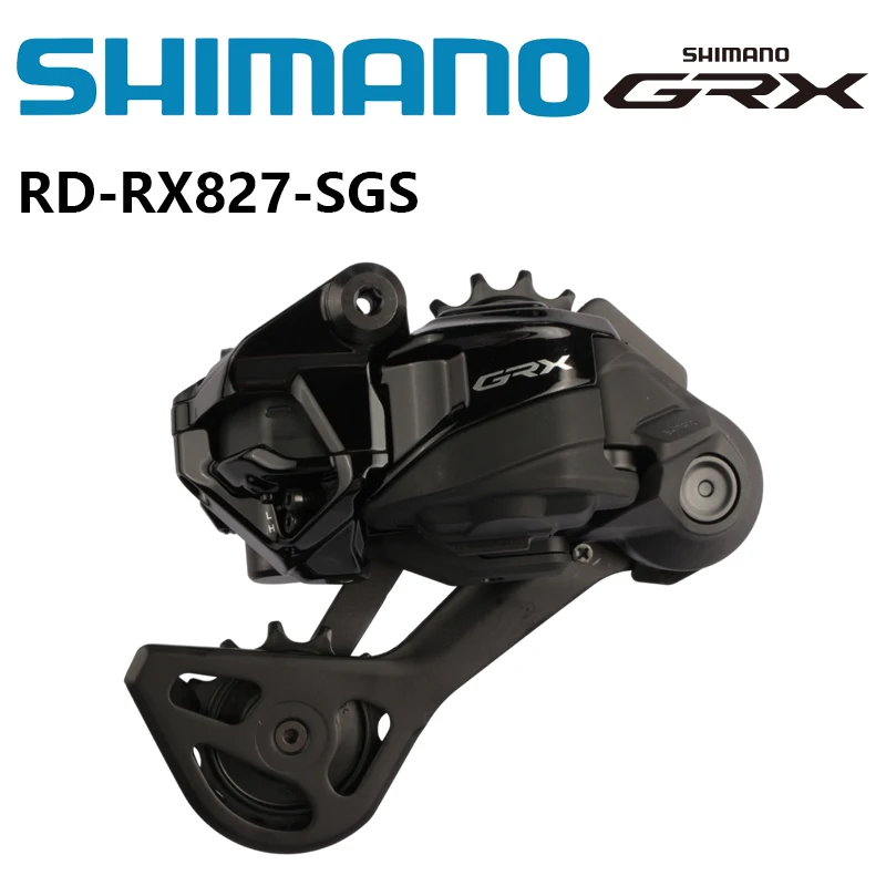 Shimano GRX RD-RX827-SGS Di2 Rear Derailleur 1x12 Speed For 10-51T SHADOW RD+ Gravel Bike Automatic Impact Recovery Function