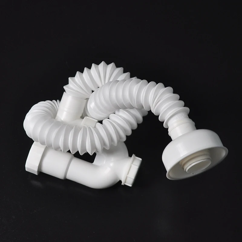 

Bathroom Sink Drain Hose Accessories Lengthened and Thickened Odor and Insect Proof Drainage Pipe