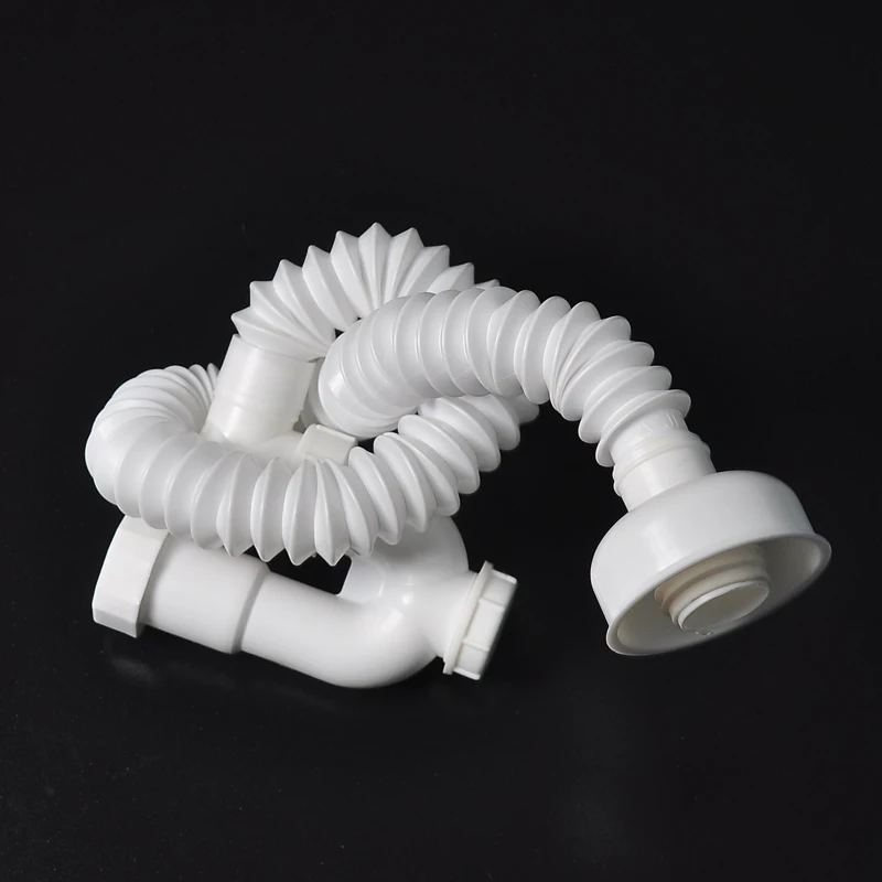 Bathroom Sink Drain Hose Accessories Lengthened and Thickened Odor and Insect Proof Drainage Pipe