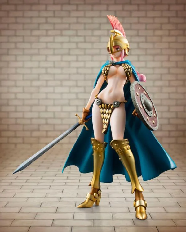 Megahouse Original POP Figurine One Piece Series Sword Warrior Rebecca Edizione limitata Remake Anime Statue Figure Model Toys