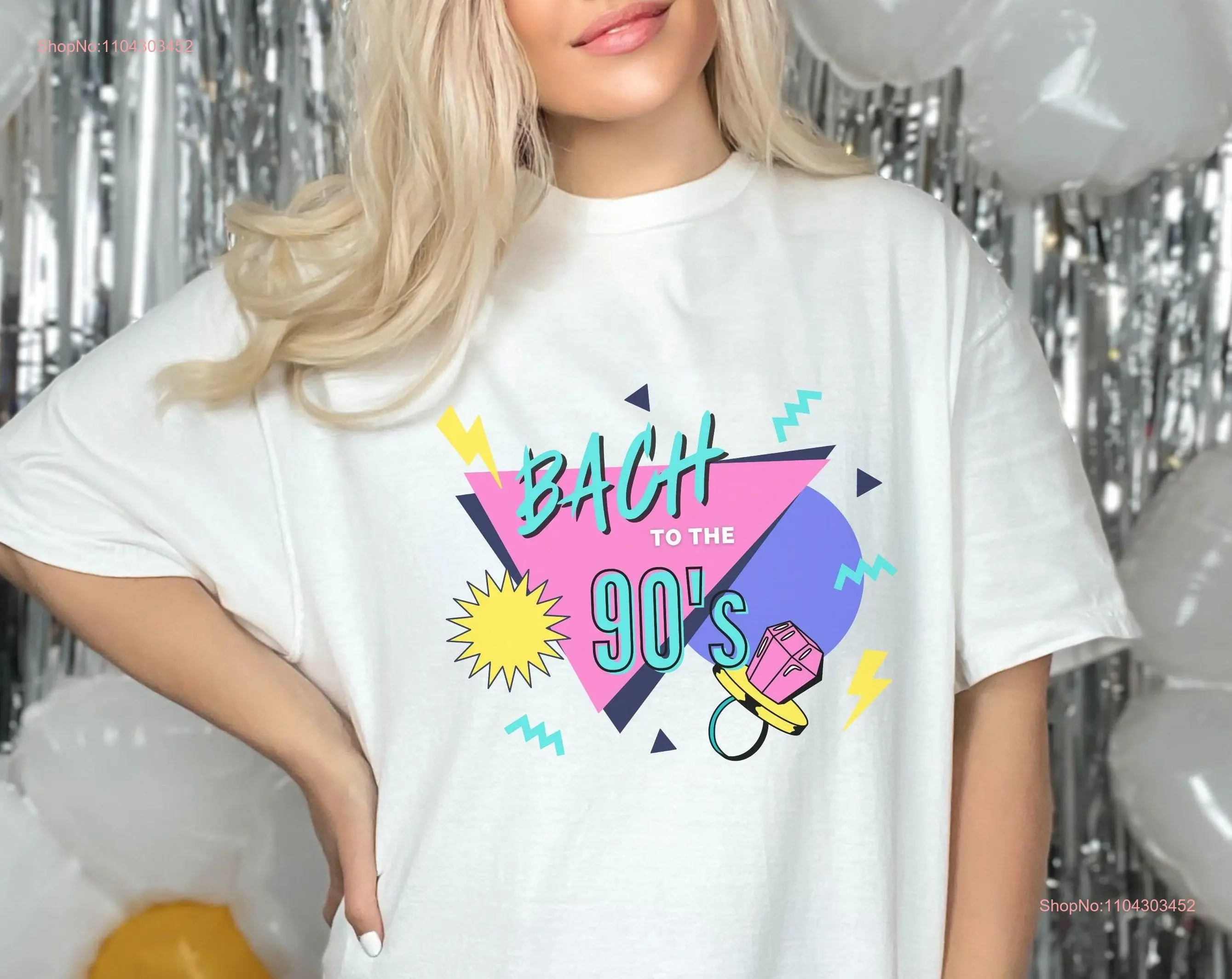 90s Bachelorette Party T Shirt Bach to the Matching 90's Theme Pink Favor long or short sleeves