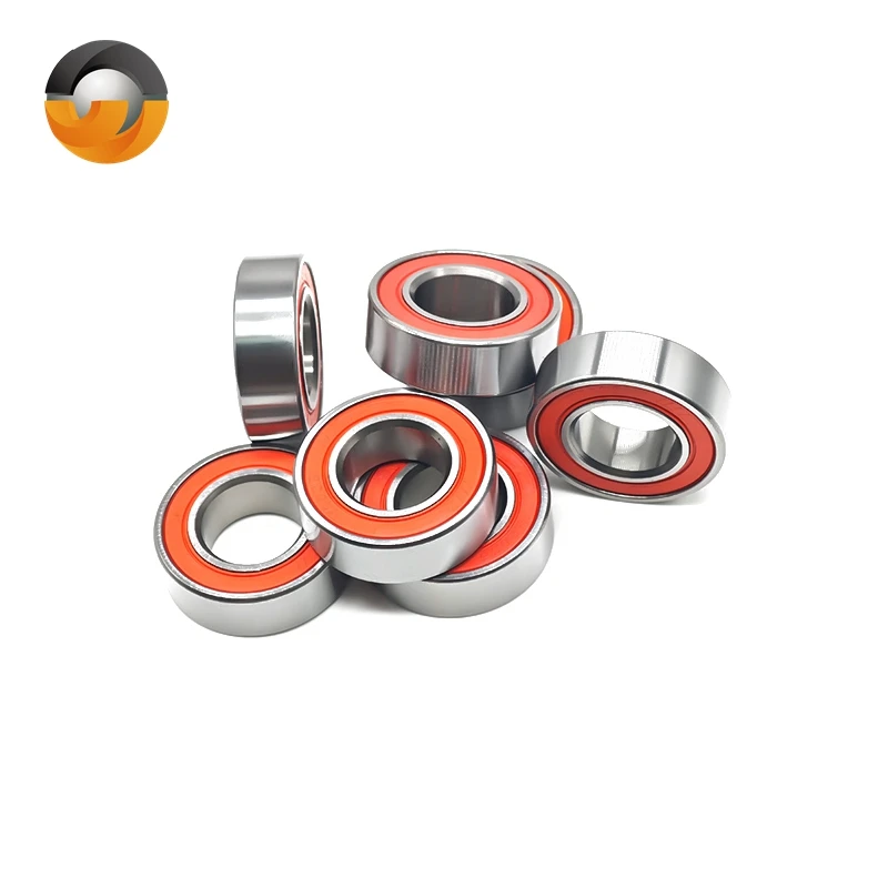 2PCS Chrome Steel 163110RS Ball Bearing 16*31*10 mm ABEC-7 Double Sealed 163110RS Bicycle Bearings For IRD Bottom Brackets