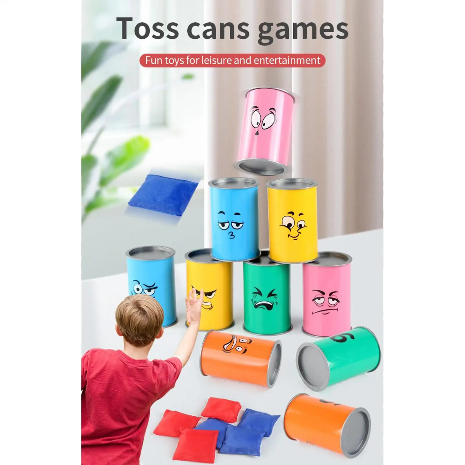 Gra w rzucanie woreczkami z fasolą na karnawał z oświetleniem LED, zabawka sportowa i rekreacyjna na podwórko, trawnik, plażę, festiwal rodzinny, dla grup.