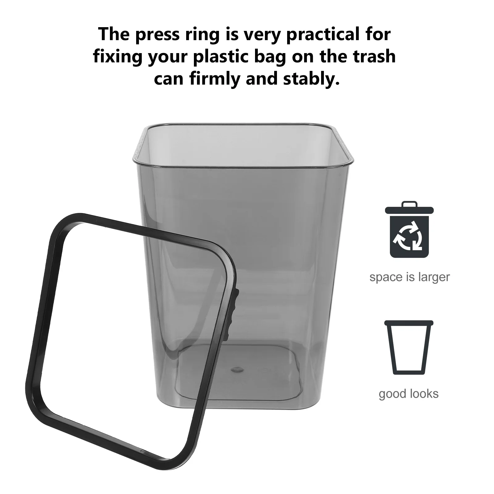 

Square For Garbage Buckles Square Accessories Part Rings Can Part Waste Bin Press Trash Can Accessories