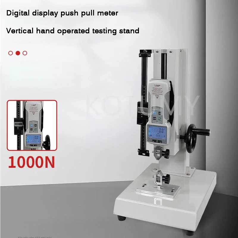 Banco di prova della macchina per prove di compressione di trazione HLD Display digitale Tester di Base per dinamometro a vite con staffa Push-Pull