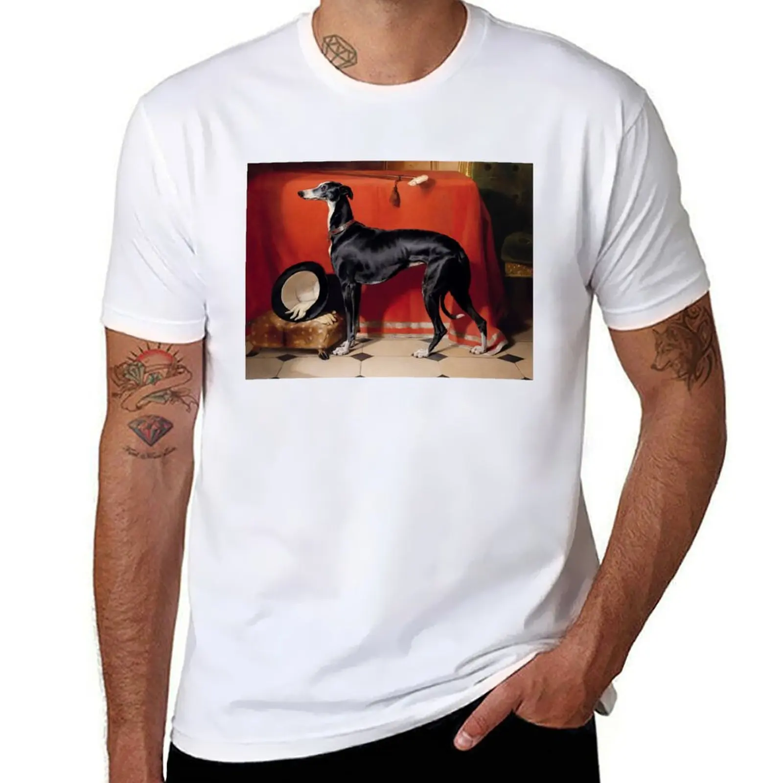

Eos, A Favorite Greyhound of Prince Albert T-Shirt funny t shirts man T-Shirt